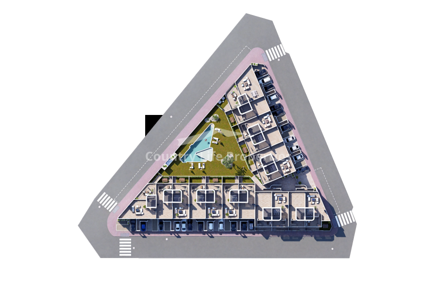 Nieuw gebouw - Twee onder een kap - San Fulgencio - Town