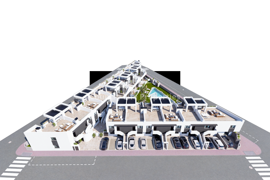 Nieuw gebouw - Twee onder een kap - San Fulgencio - Town